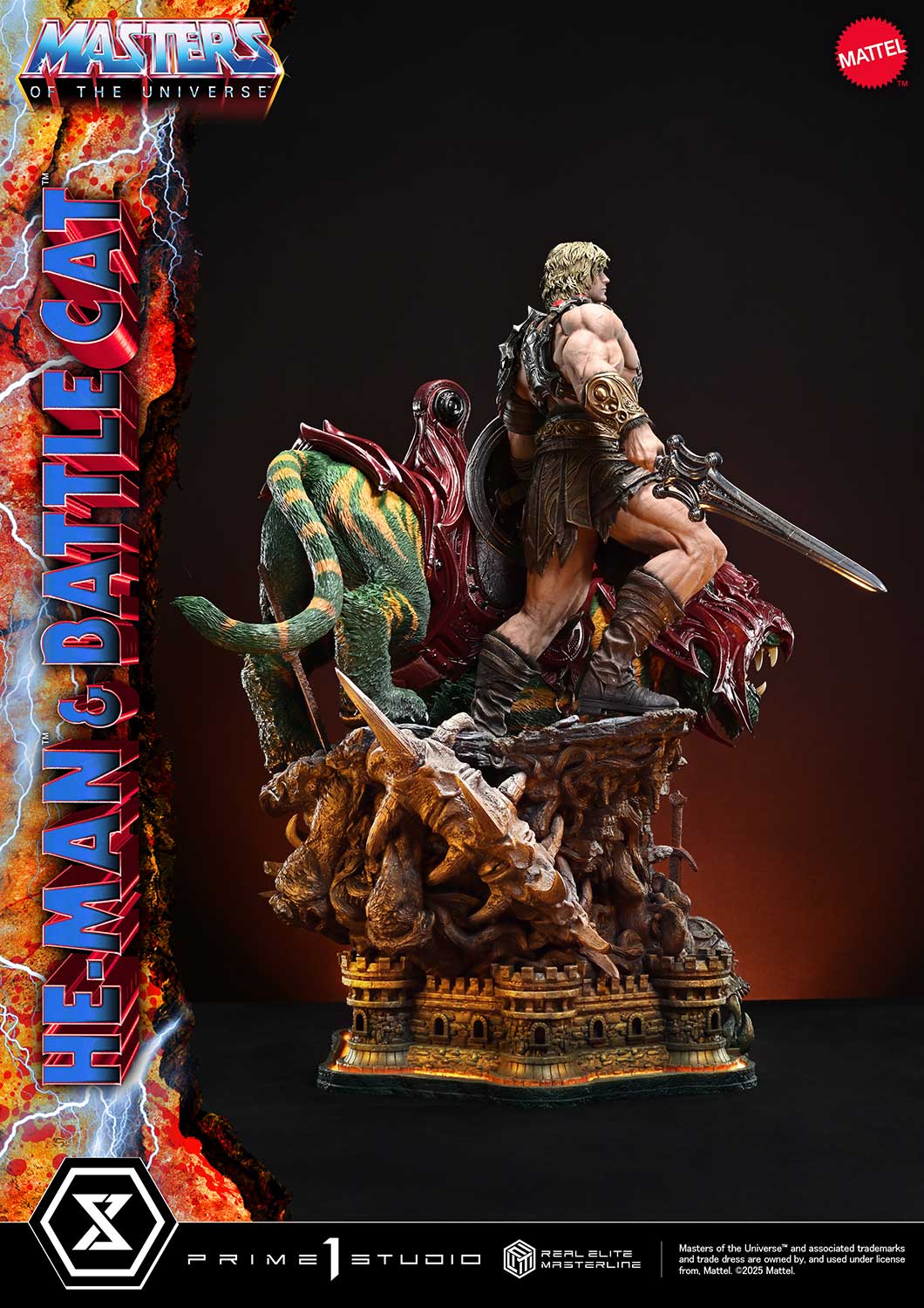 Real Elite Masterline Masters of the Universe He-Man & Battle Cat