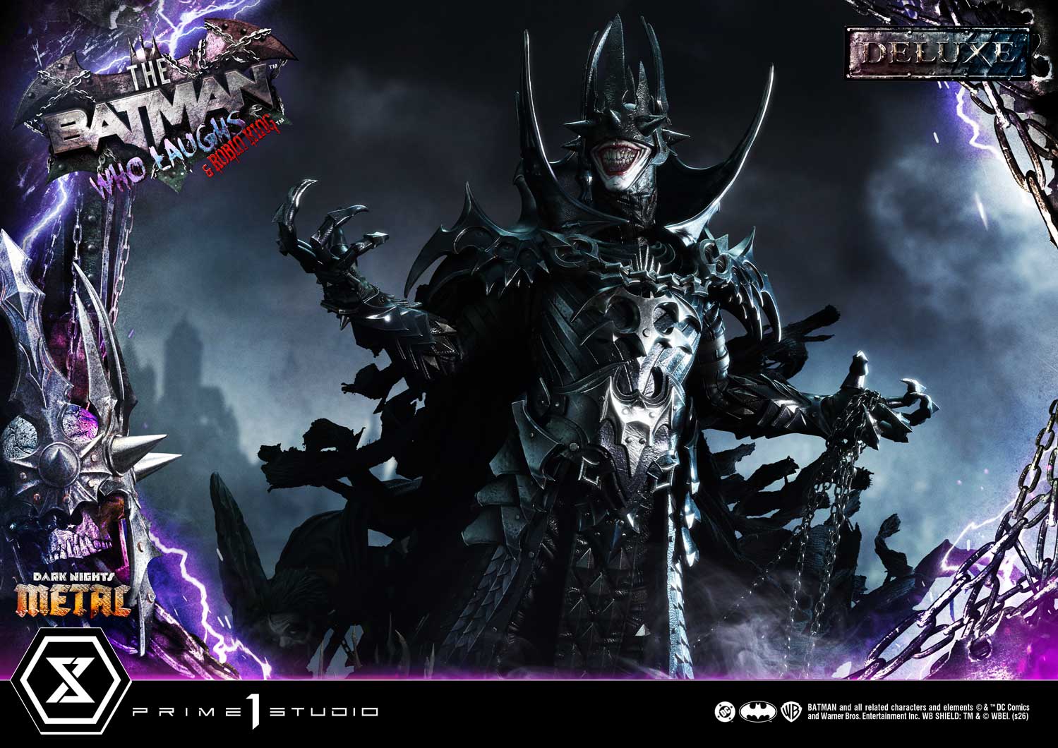 (PRE-ORDER) Museum Masterline Dark Nights: Death Metal The Batman Who Laughs & Robin King DX Bonus