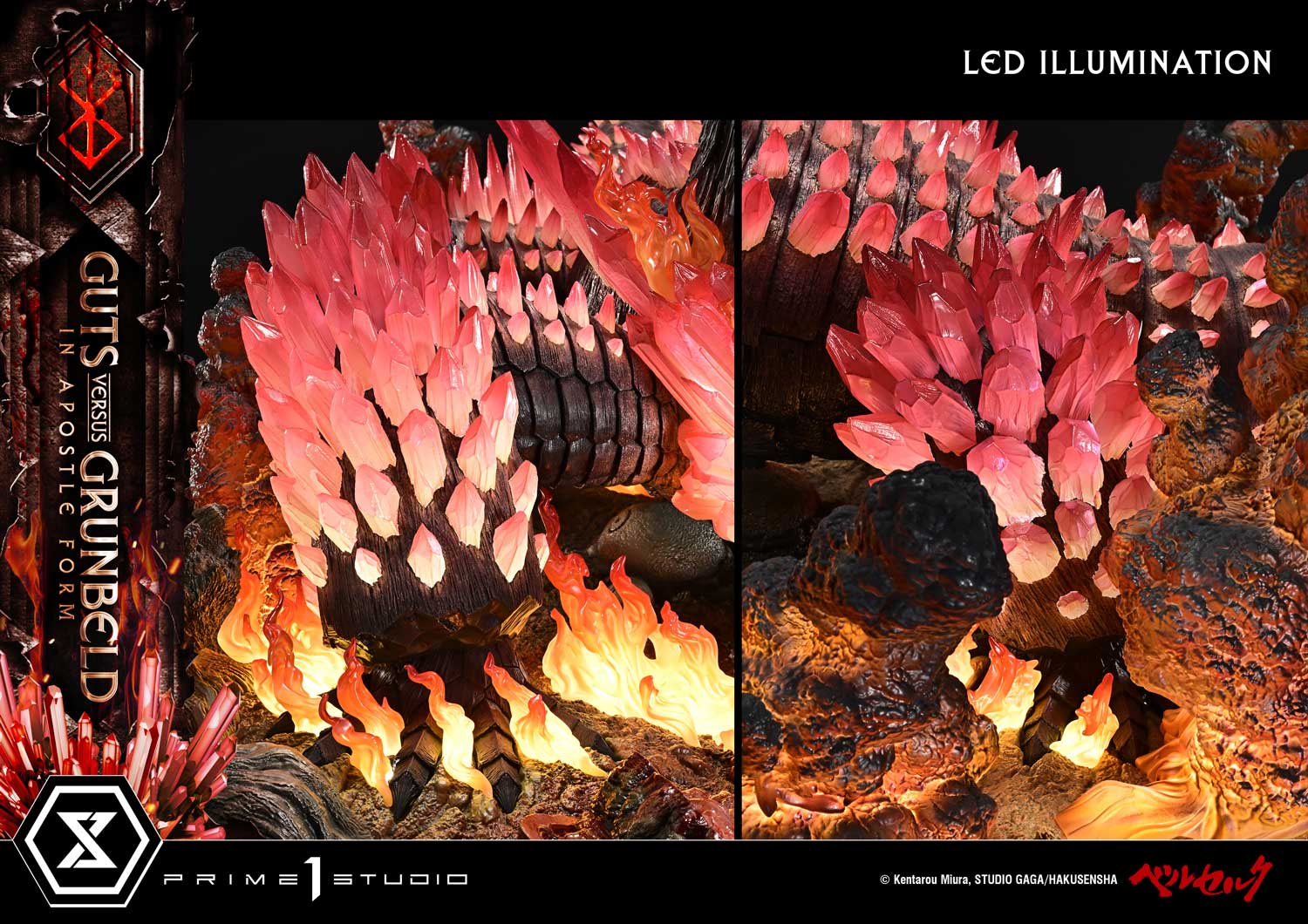 Ultimate Diorama Masterline Berserk Guts Versus Grunbeld in Apostle Form