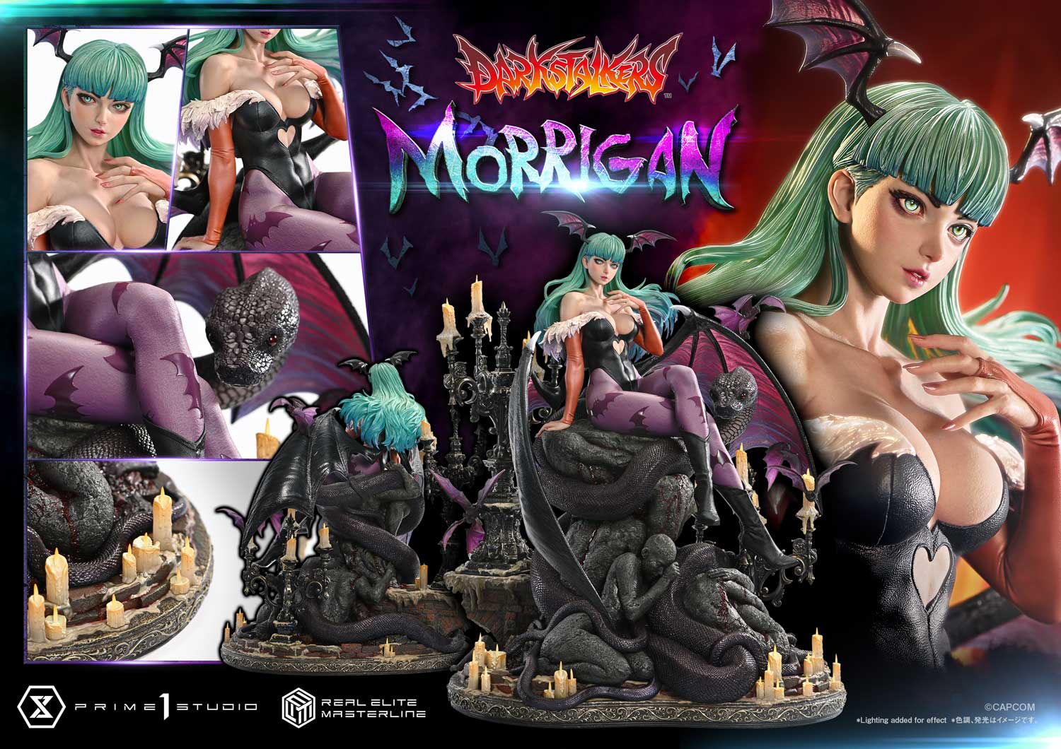 Real Elite Masterline Darkstalkers Morrigan