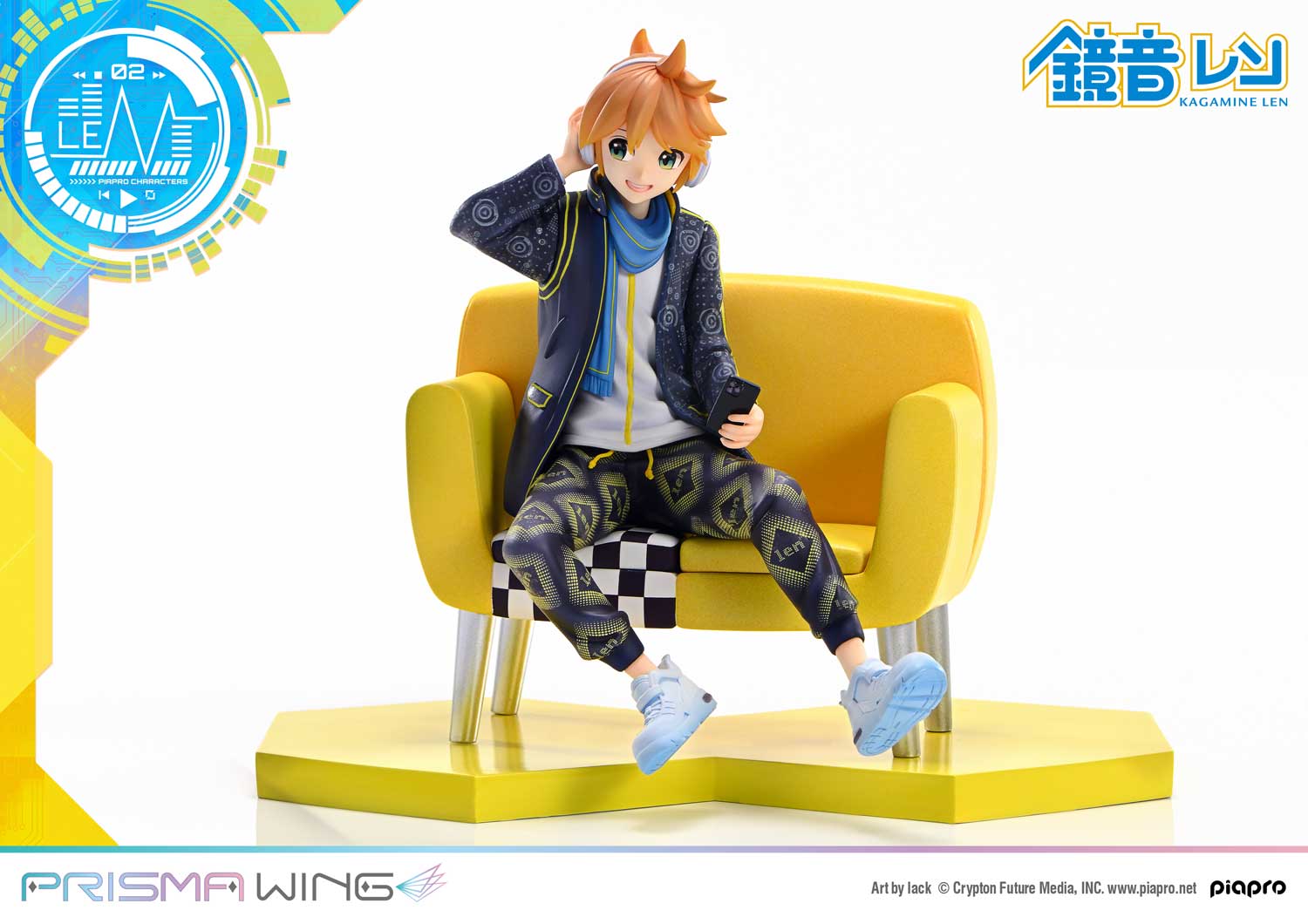 PRISMA WING Piapro Characters Kagamine Len 1/7 Scale Pre-Painted Figure