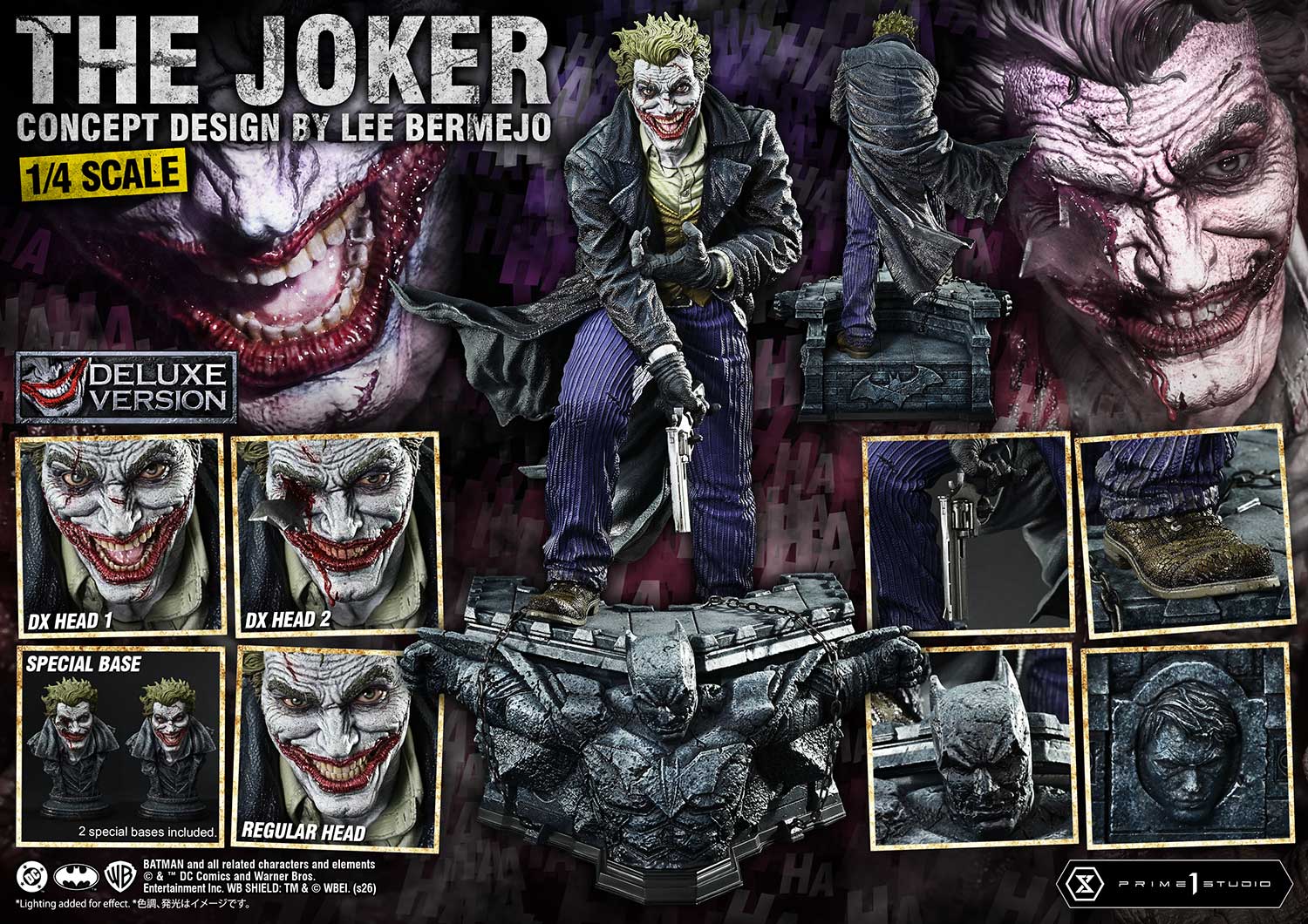 (PRE-ORDER) Ultimate Premium Masterline Batman (Comics) The Joker (Concept Design by Lee Bermejo) DX Bonus Version