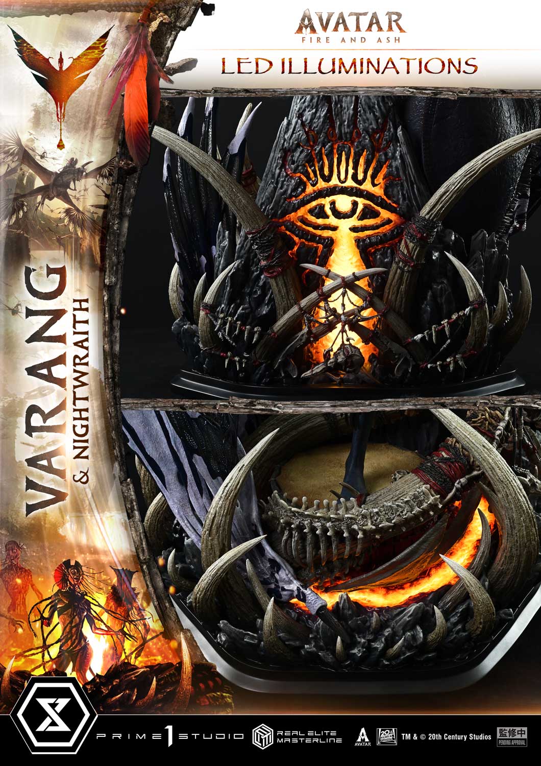 Real Elite Masterline Avatar: Fire and Ash (Film) Varang &amp; Nightwraith Avatar Legacy Collection Bonus Version