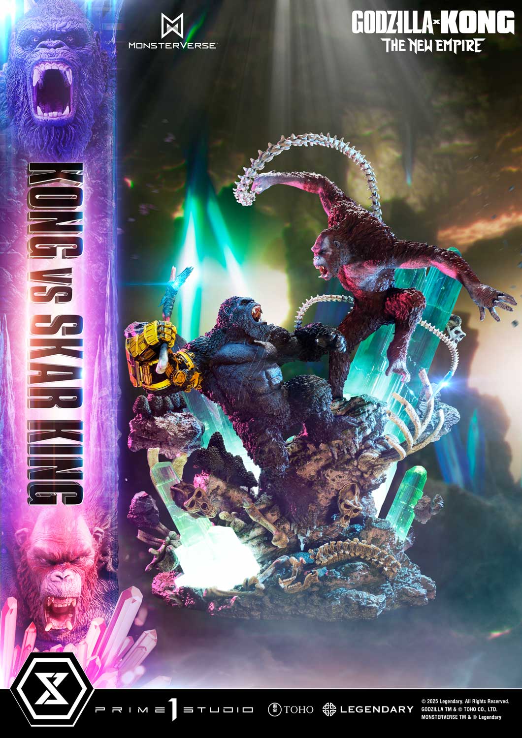 Ultimate Diorama Masterline Godzilla x Kong: The New Empire (Film) Kong vs Skar King Bonus Version