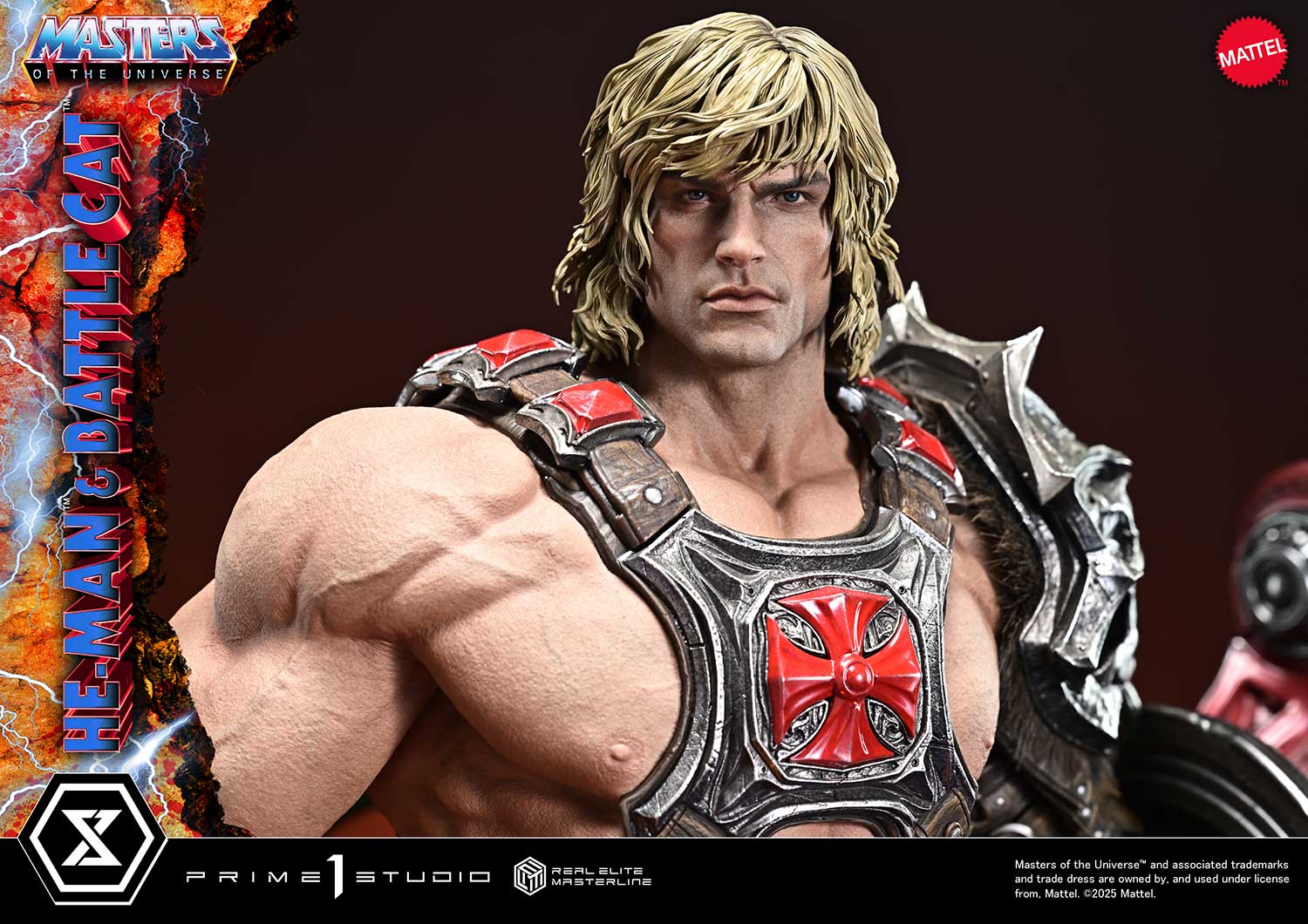 Real Elite Masterline Masters of the Universe He-Man & Battle Cat
