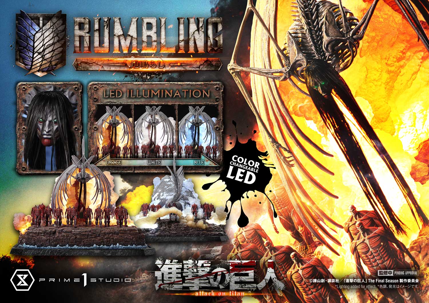 Ultimate Diorama Masterline TV animation Attack on Titan The Rumbling Bonus Version