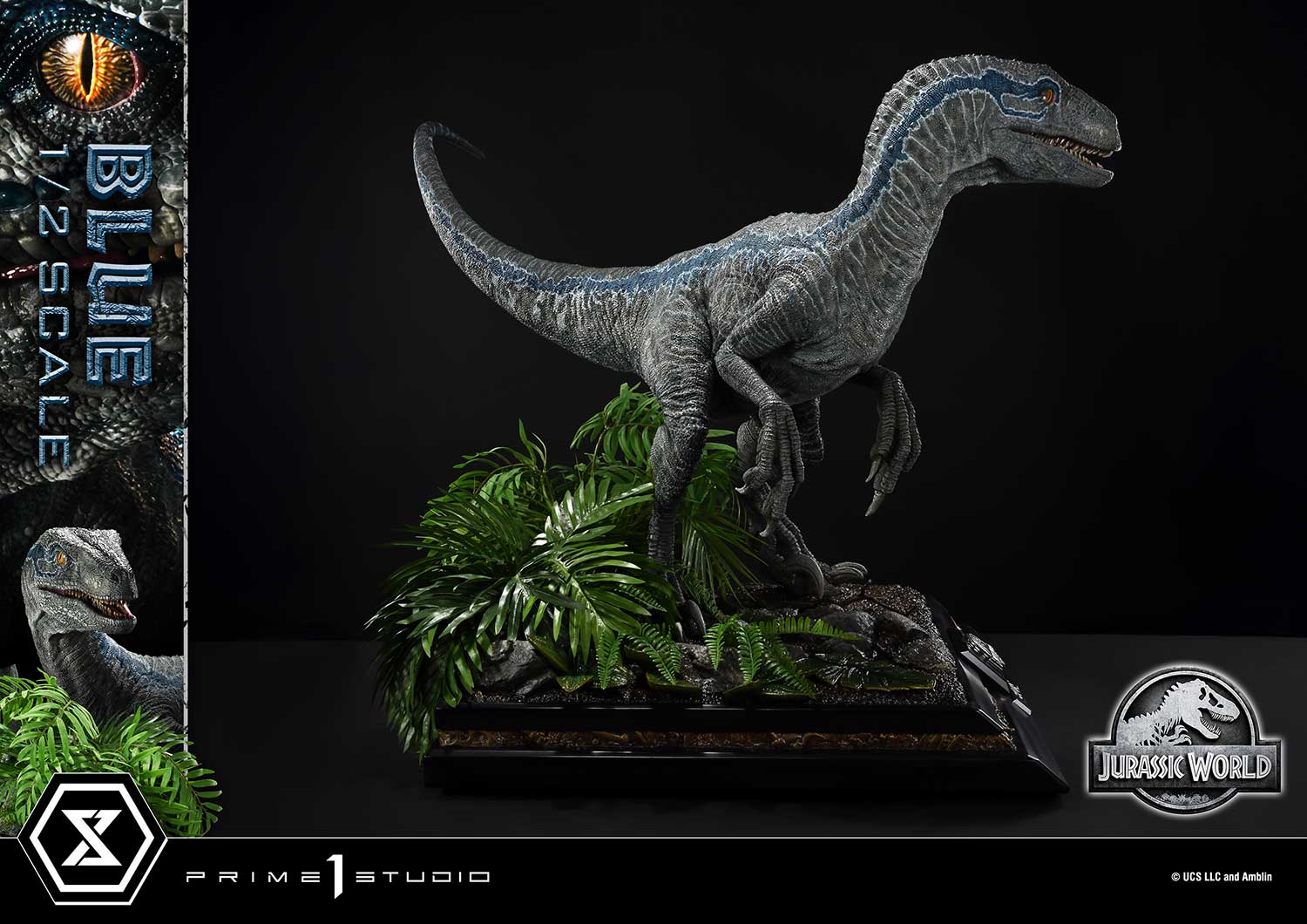 (PRE-ORDER) Legacy Museum Collection Jurassic World: Fallen Kingdom (Film) Blue 1/2 Scale Bonus Version