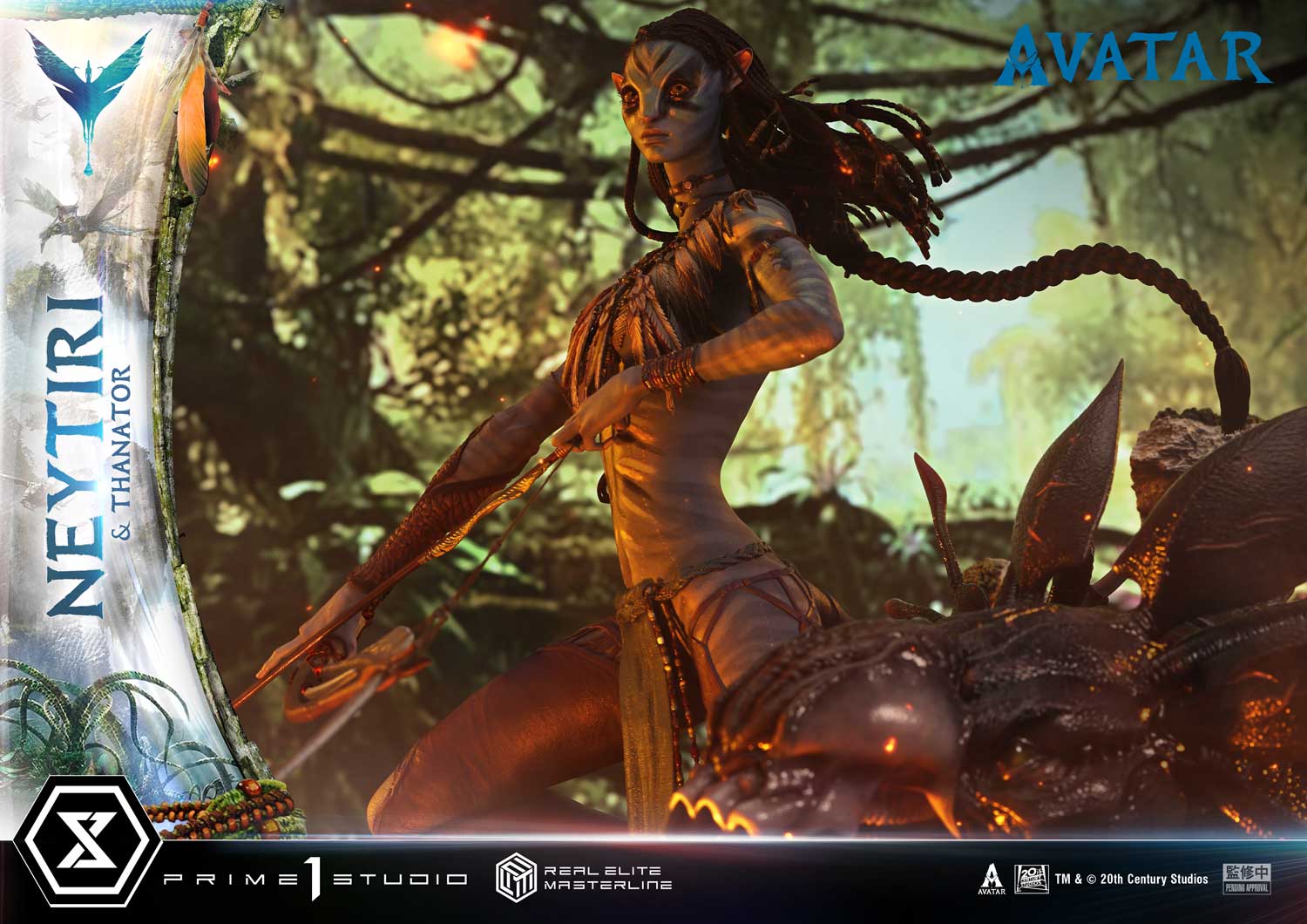 Real Elite Masterline Avatar (Film) Neytiri &amp; Thanator Avatar Legacy Collection
