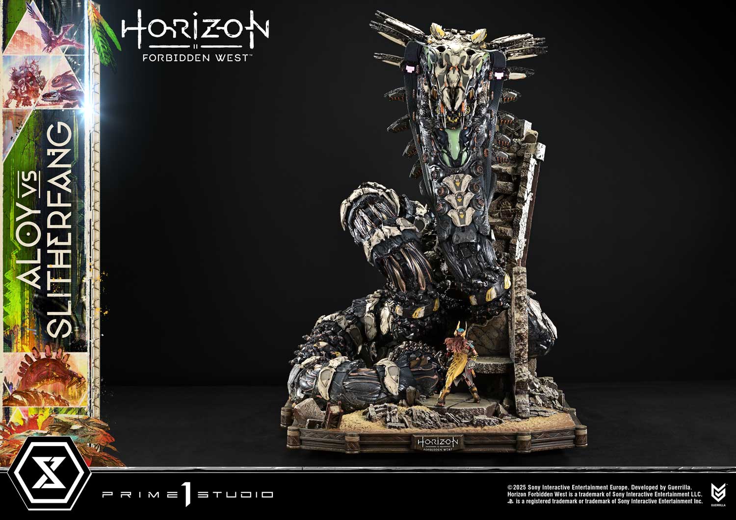 Ultimate Diorama Masterline Horizon Forbidden West Aloy vs. The Slitherfang Bonus Version