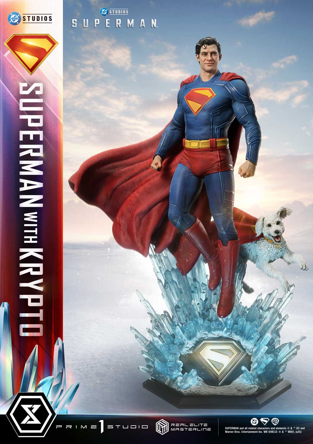 Real Elite Masterline Superman (2025 Film) Superman with Krypto Bonus Version