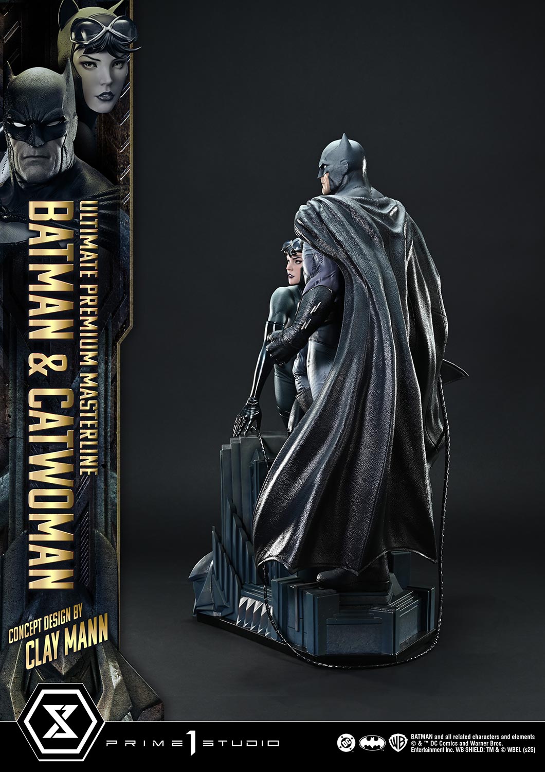 Ultimate Premium Masterline Batman (Comics) Batman &amp; Catwoman (Concept Design by CLAY MANN)