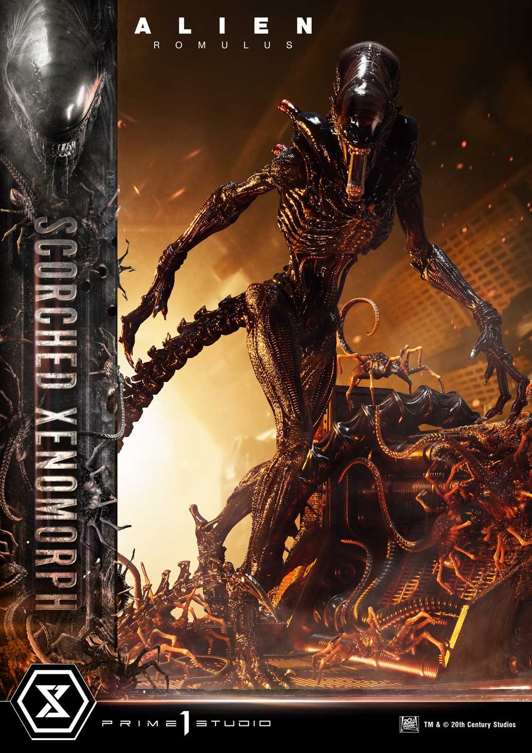 Museum Masterline XL Alien: Romulus Scorched Xenomorph