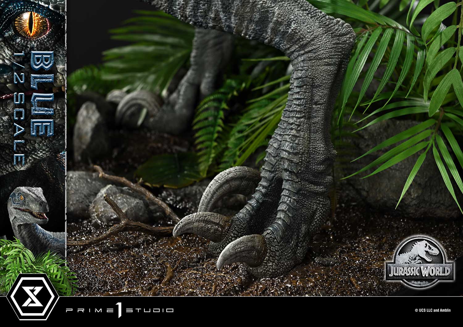 (PRE-ORDER) Legacy Museum Collection Jurassic World: Fallen Kingdom (Film) Blue 1/2 Scale