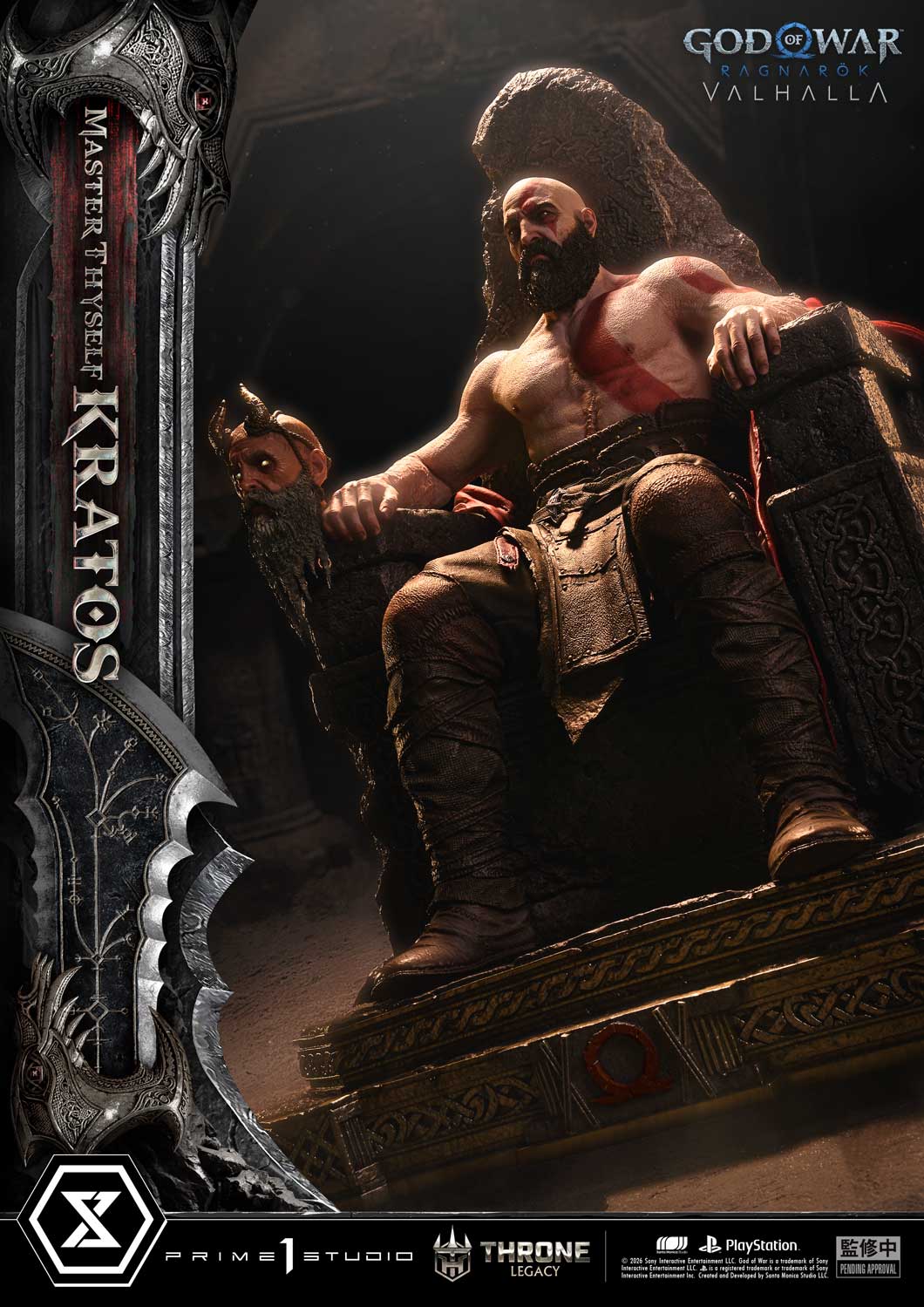 Throne Legacy God of War: Ragnarok Master Thyself Kratos Bonus Version