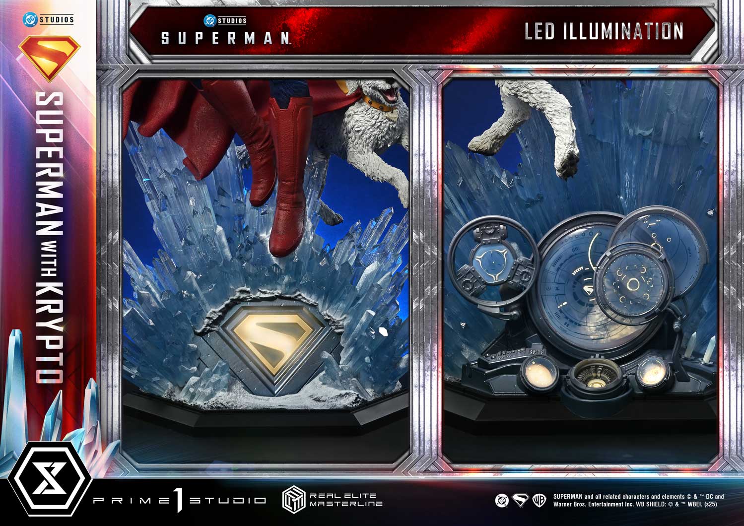 Real Elite Masterline Superman (2025 Film) Superman with Krypto Bonus Version