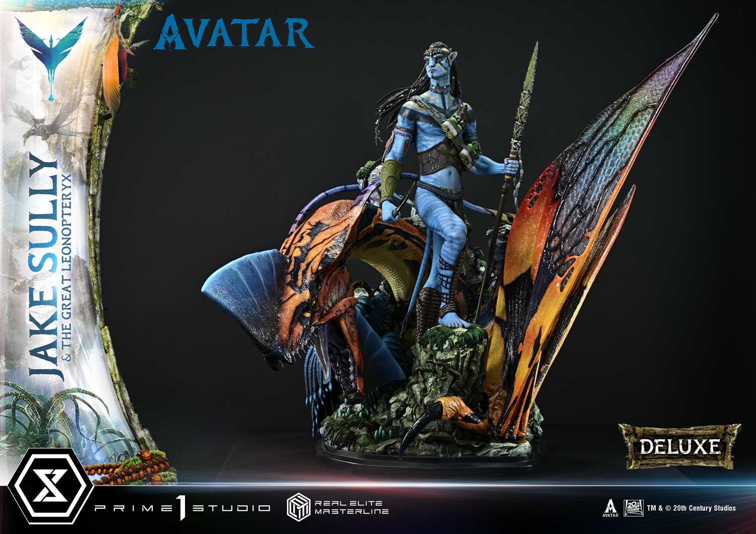 Real Elite Masterline Avatar (Film) Jake Sully &amp; The Great Leonopteryx Avatar Legacy Collection Deluxe Version