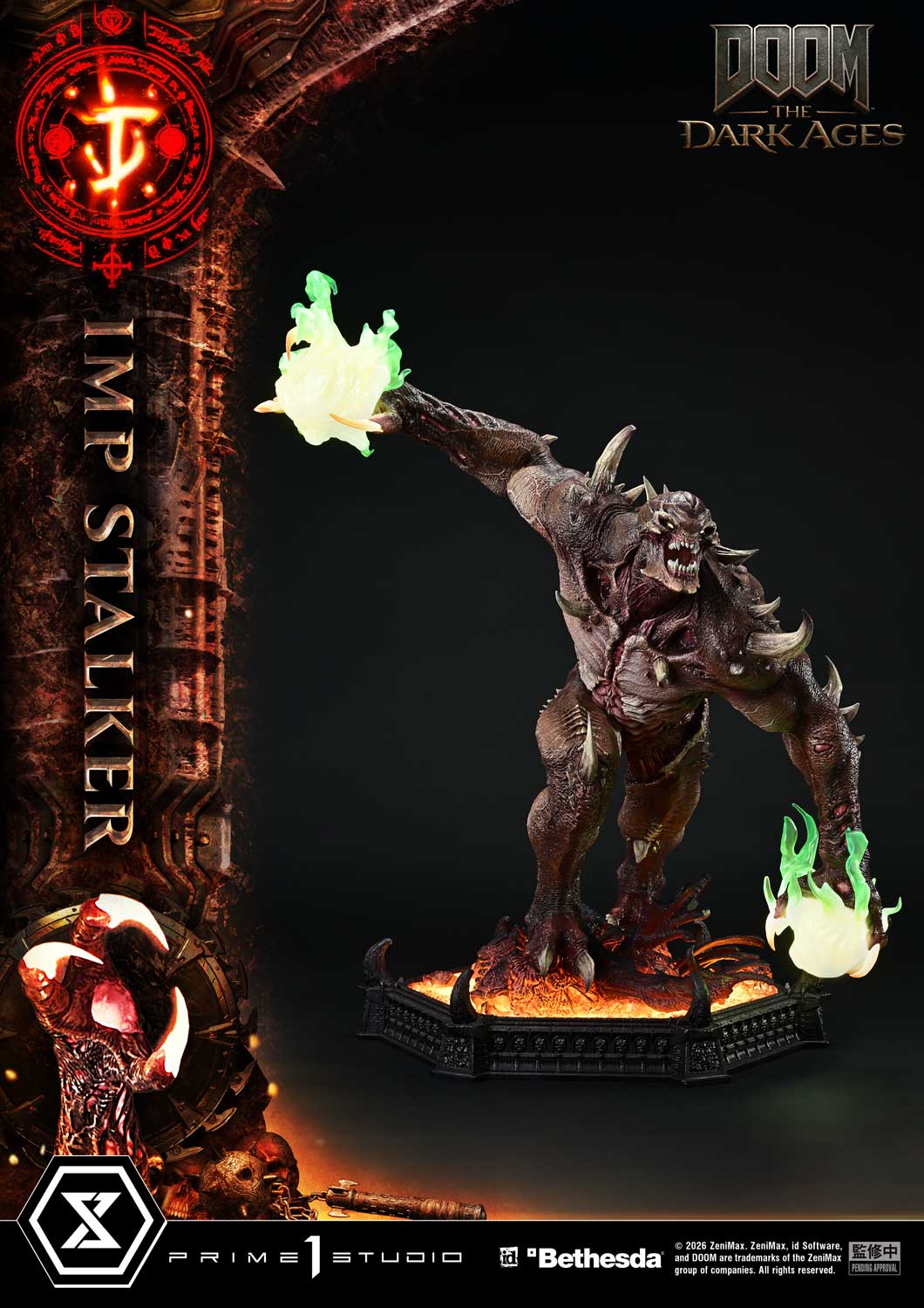 Ultimate Premium Masterline DOOM: The Dark Ages Imp Stalker Bonus Version