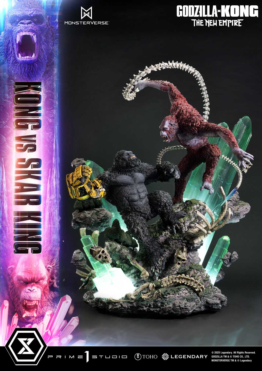 Ultimate Diorama Masterline Godzilla x Kong: The New Empire (Film) Kong vs Skar King