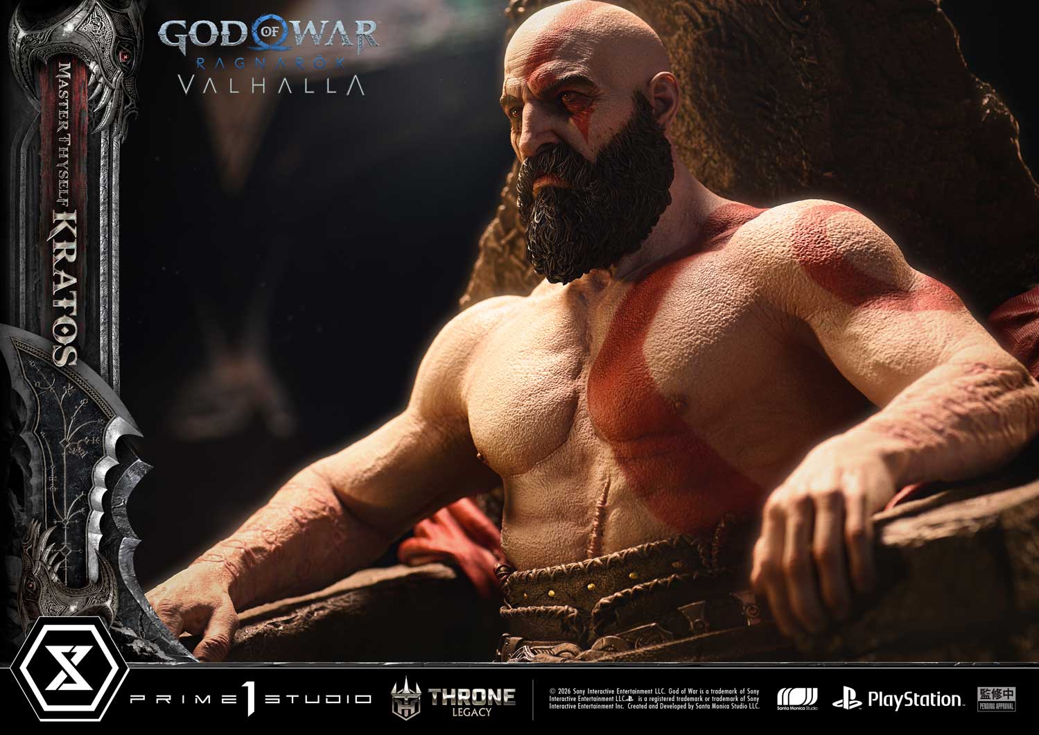 Throne Legacy God of War: Ragnarok Master Thyself Kratos Bonus Version