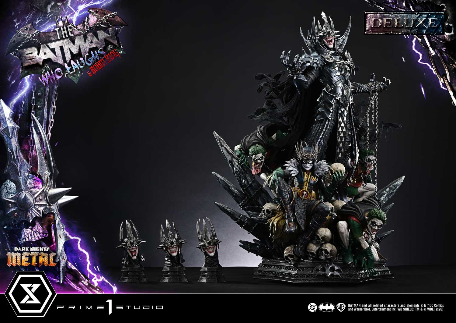 (PRE-ORDER) Museum Masterline Dark Nights: Death Metal The Batman Who Laughs & Robin King DX Bonus