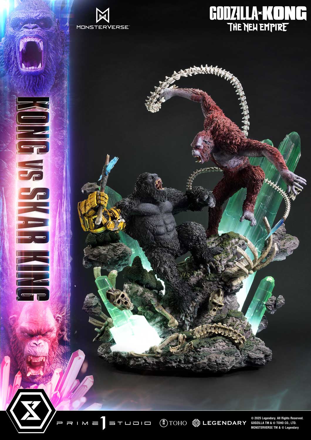 Ultimate Diorama Masterline Godzilla x Kong: The New Empire (Film) Kong vs Skar King