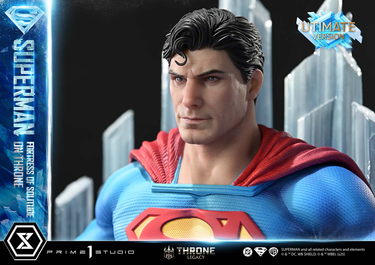 Throne Legacy Superman (Comics) Superman Fortress of Solitude on Throne (Design by Gabriele Dell'Otto) Ultimate Bonus Version