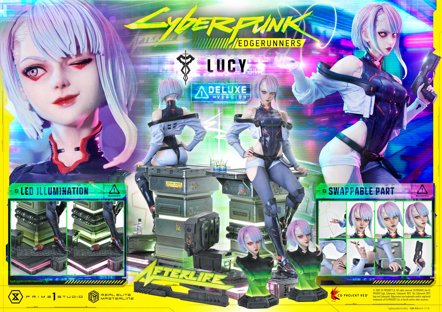 Real Elite Masterline Cyberpunk: Edgerunners Lucy Deluxe Bonus Version