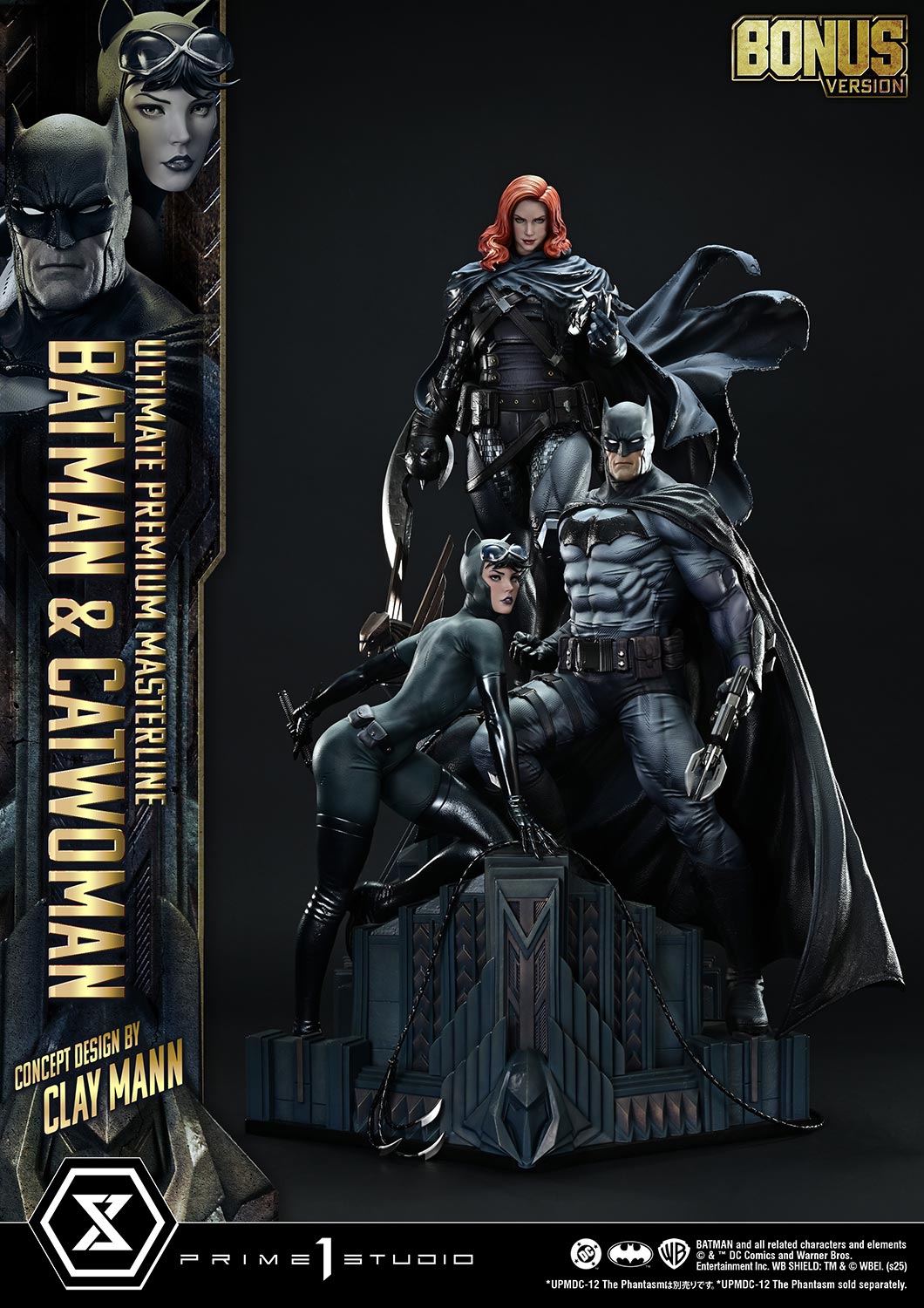 Ultimate Premium Masterline Batman (Comics) Batman &amp; Catwoman (Concept Design by CLAY MANN)
