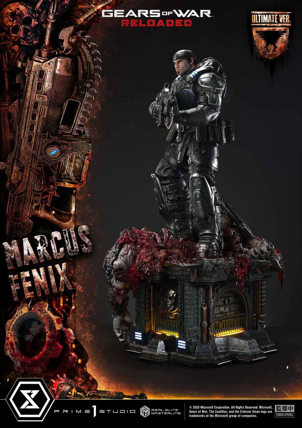 Real Elite Masterline Gears of War: Reloaded Marcus Fenix Ultimate Version