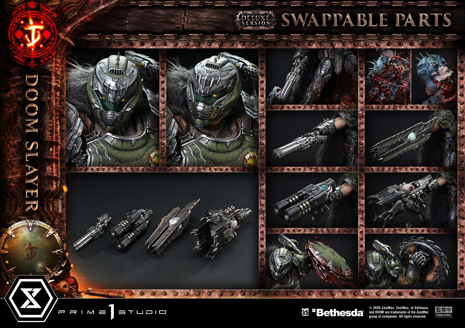 Ultimate Premium Masterline DOOM: The Dark Ages DOOM Slayer DX Bonus Version