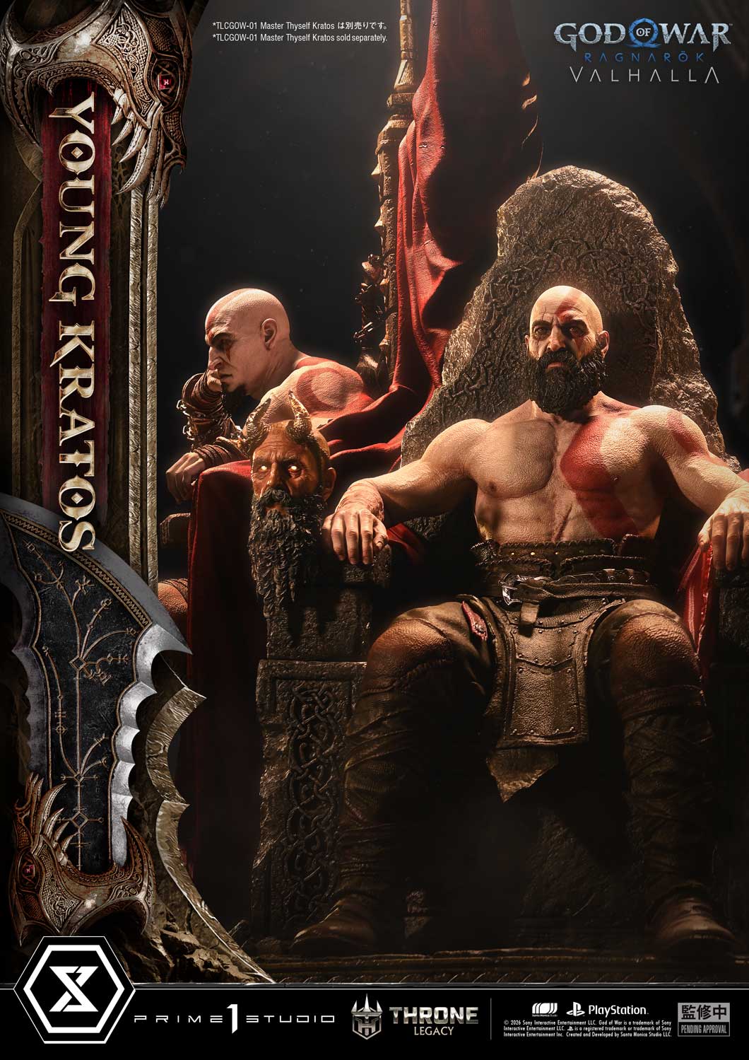 Throne Legacy God of War: Ragnarok Young Kratos