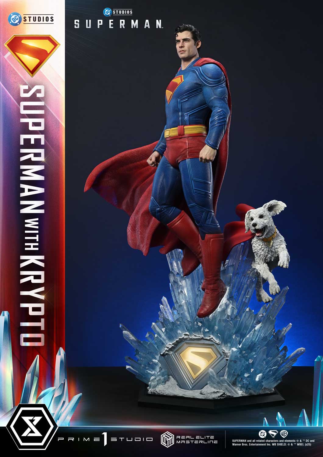 Real Elite Masterline Superman (2025 Film) Superman with Krypto Bonus Version