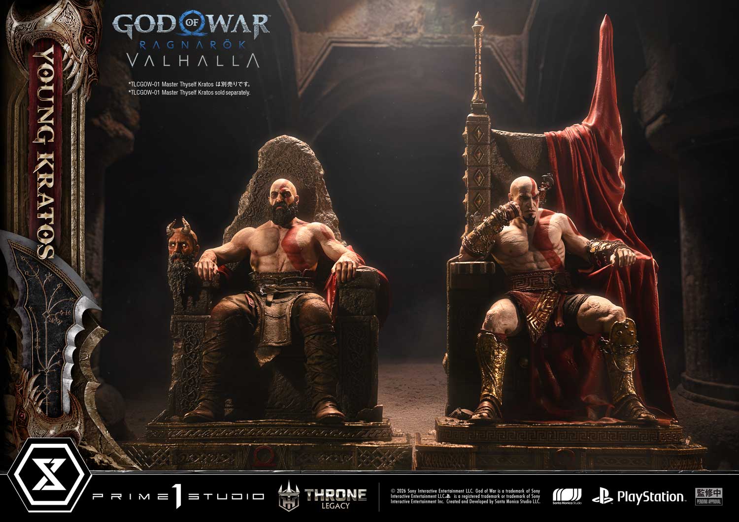 Throne Legacy God of War: Ragnarok Young Kratos