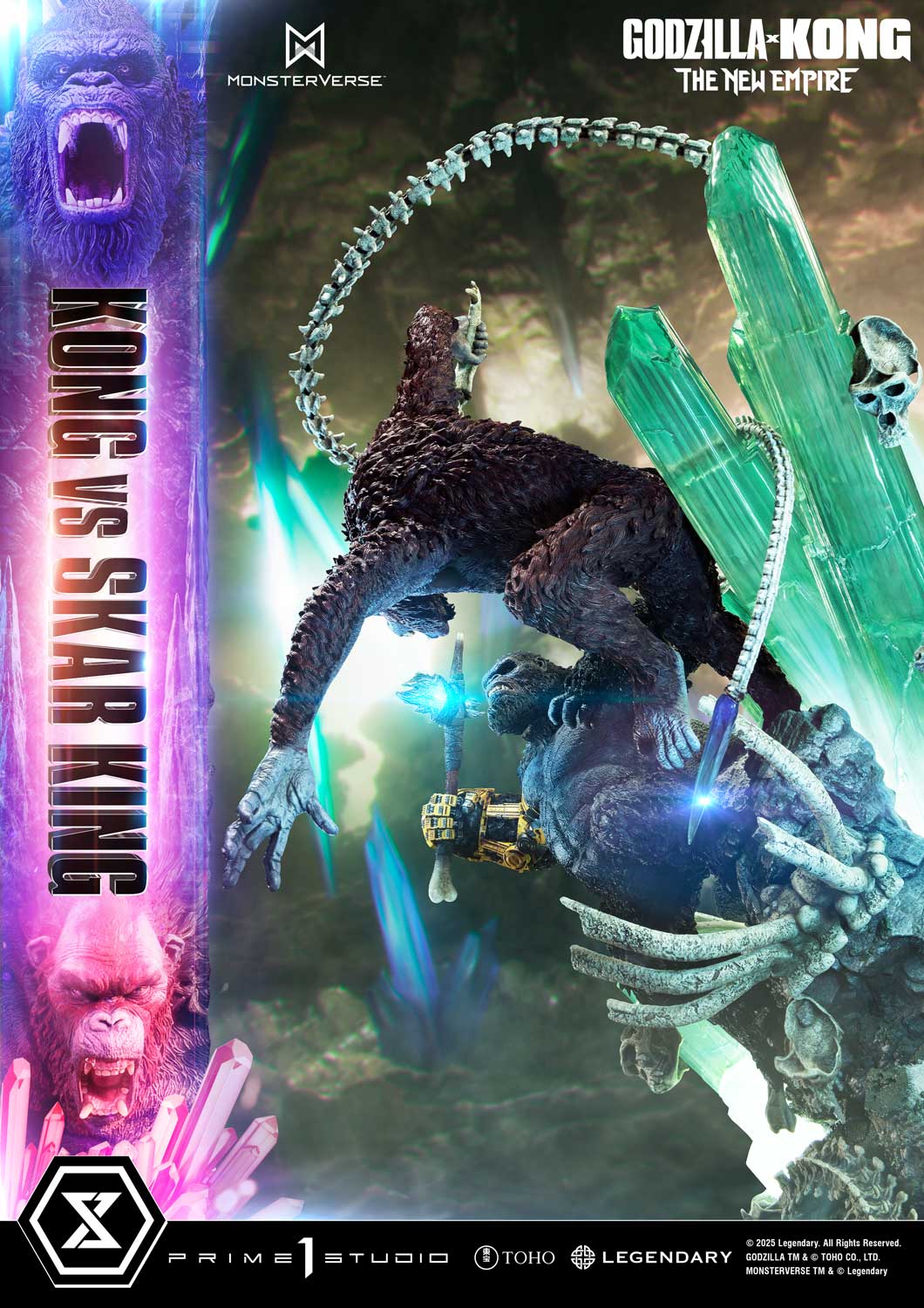 Ultimate Diorama Masterline Godzilla x Kong: The New Empire (Film) Kong vs Skar King
