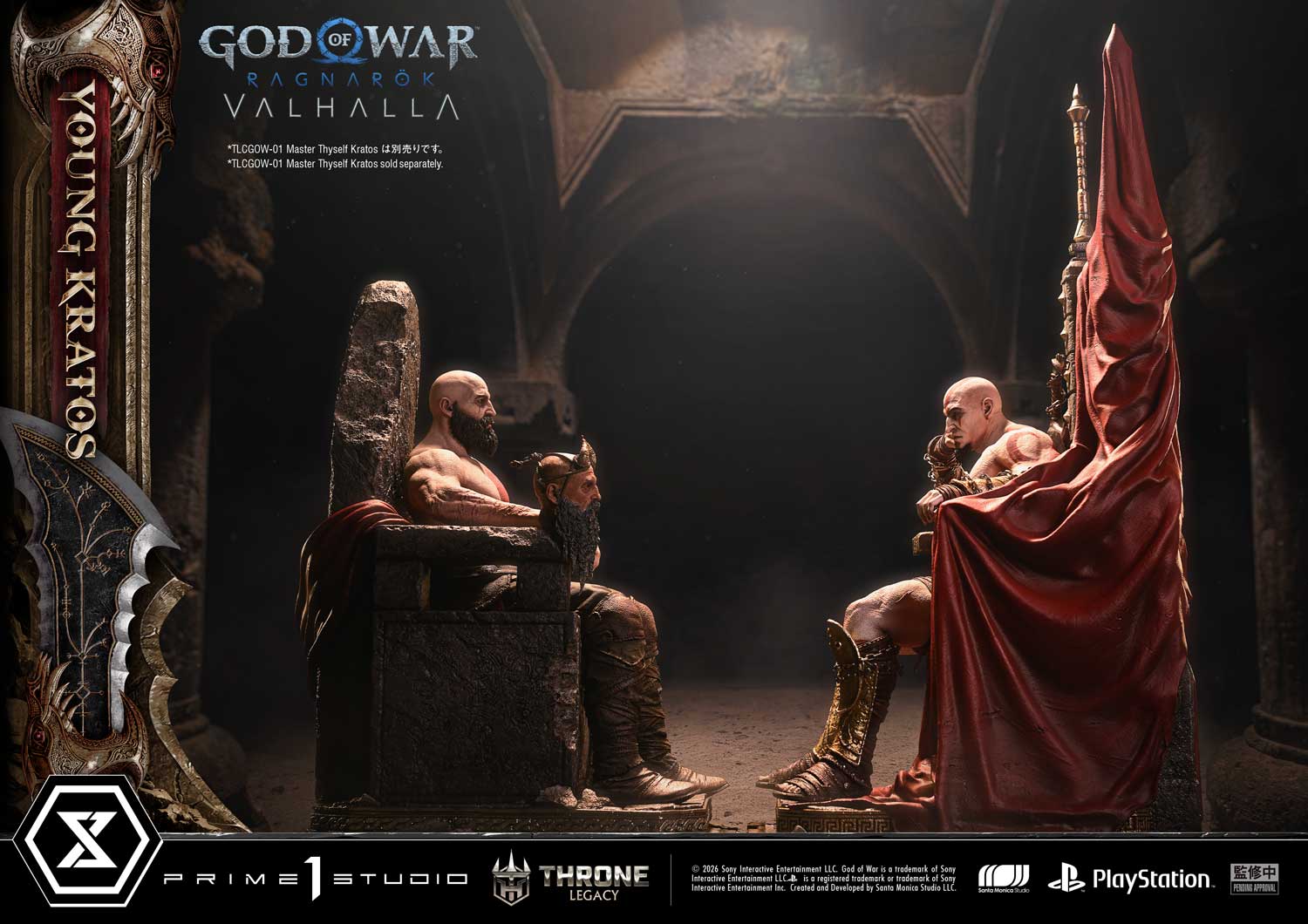 Throne Legacy God of War: Ragnarok Young Kratos Bonus Version
