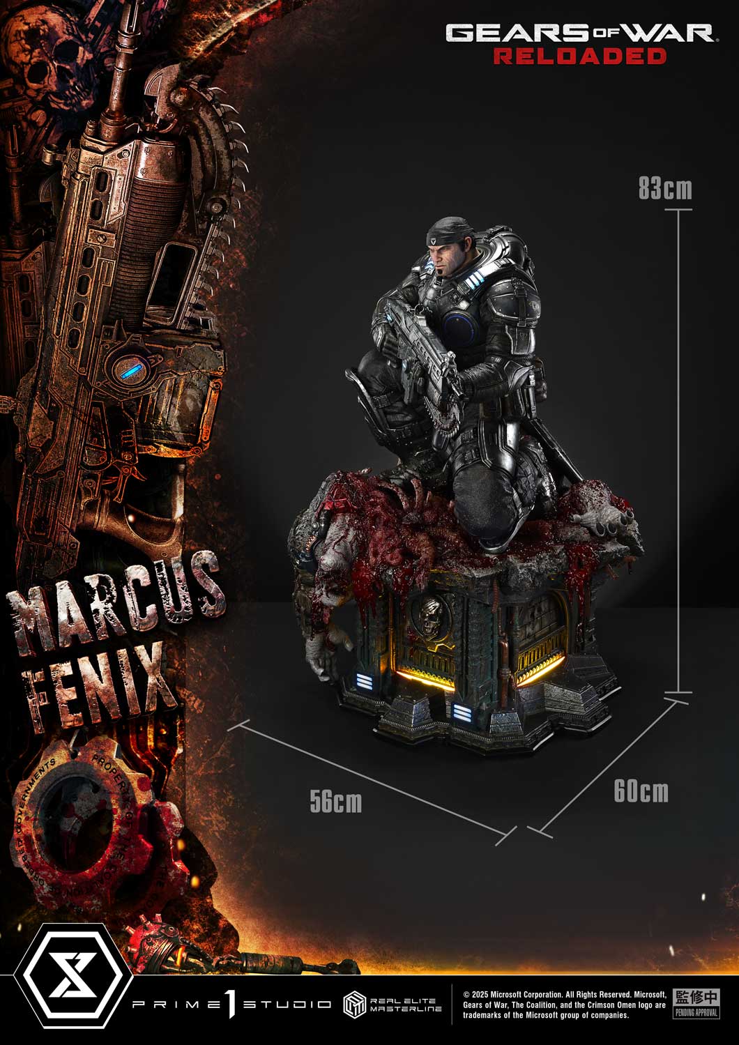 Real Elite Masterline Gears of War: Reloaded Marcus Fenix Ultimate Version