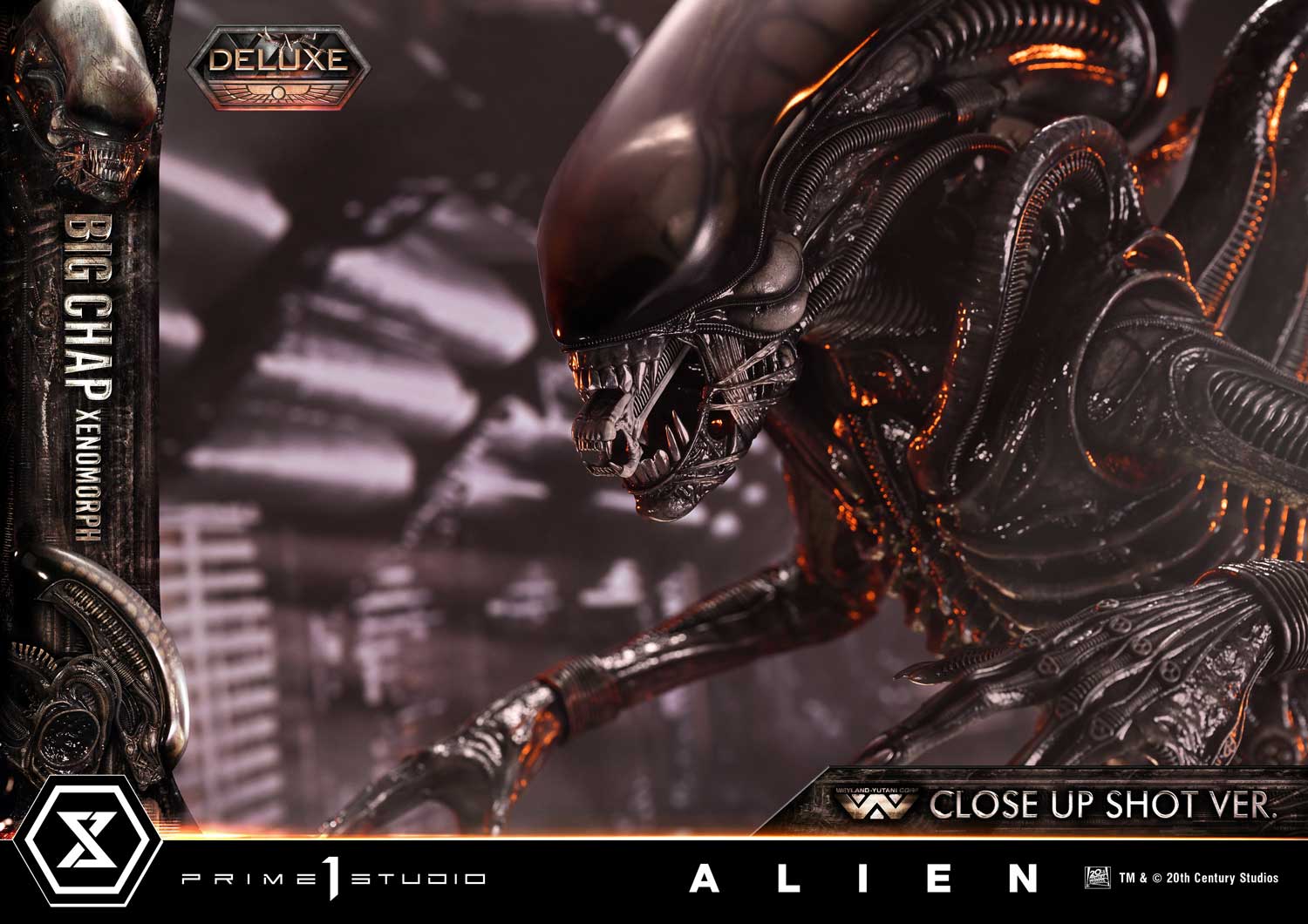 (PRE-ORDER) Museum Masterline XL Alien (Film) Big Chap Xenomorph Close Up Shot Ver. Deluxe Version