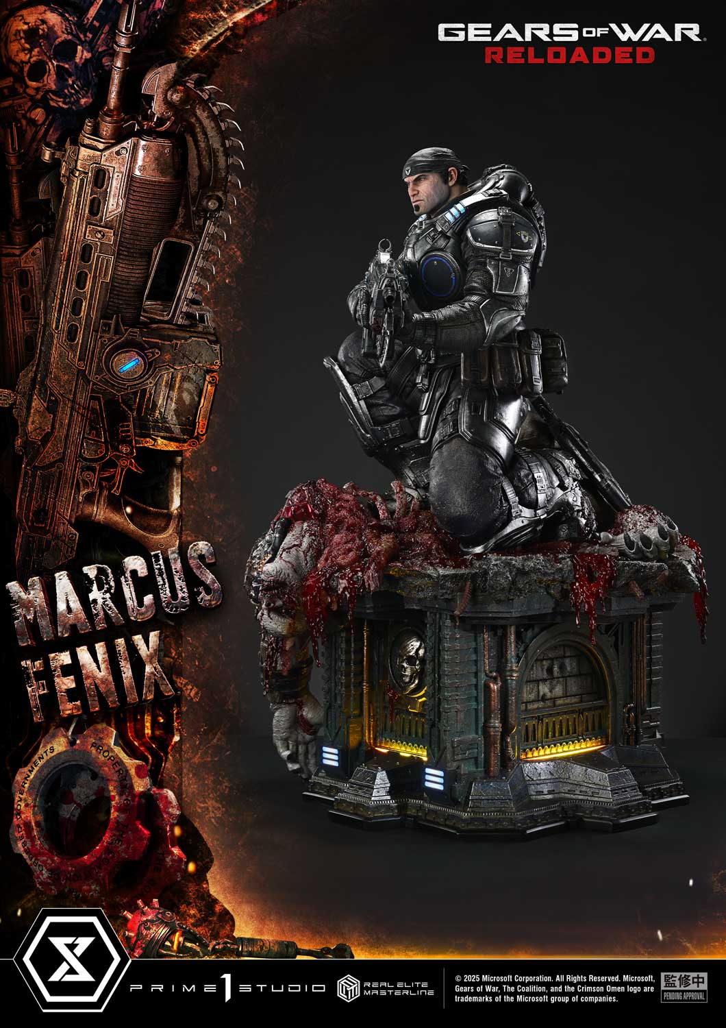 Real Elite Masterline Gears of War: Reloaded Marcus Fenix Ultimate Version