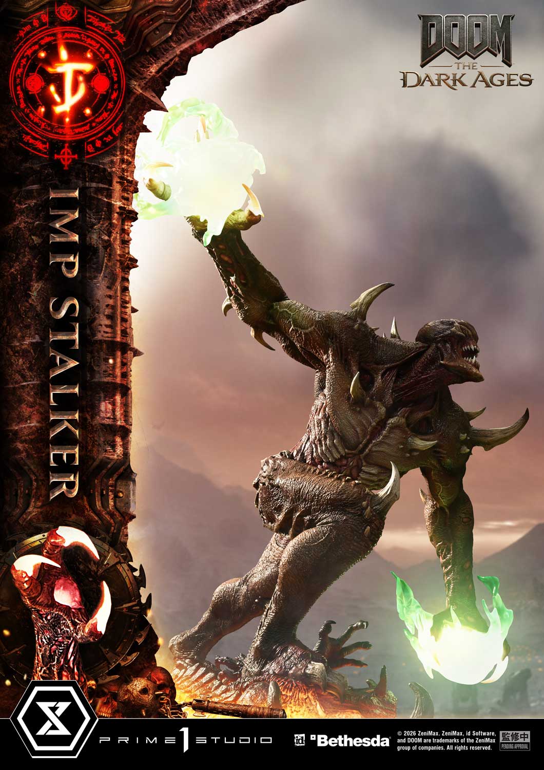 Ultimate Premium Masterline DOOM: The Dark Ages Imp Stalker Bonus Version