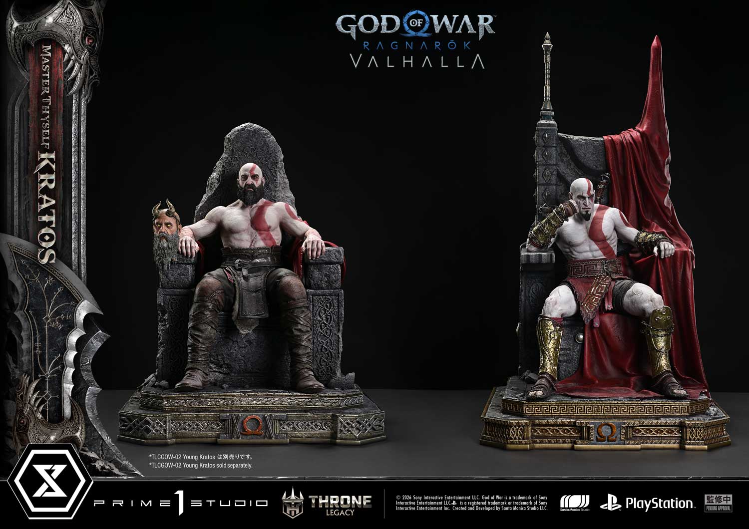 Throne Legacy God of War: Ragnarok Master Thyself Kratos Bonus Version