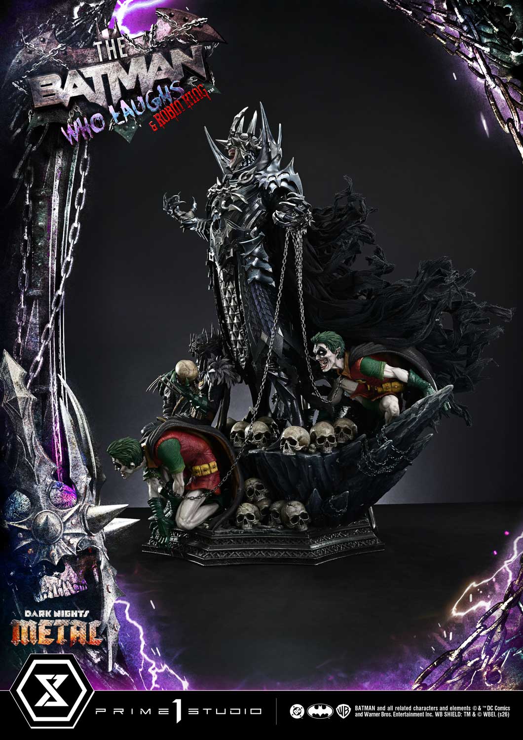 (PRE-ORDER) Museum Masterline Dark Nights: Death Metal The Batman Who Laughs & Robin King DX Bonus