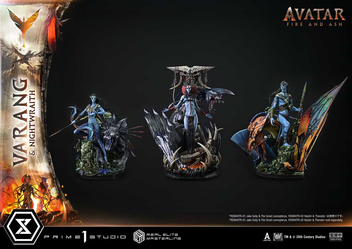Real Elite Masterline Avatar: Fire and Ash (Film) Varang &amp; Nightwraith Avatar Legacy Collection