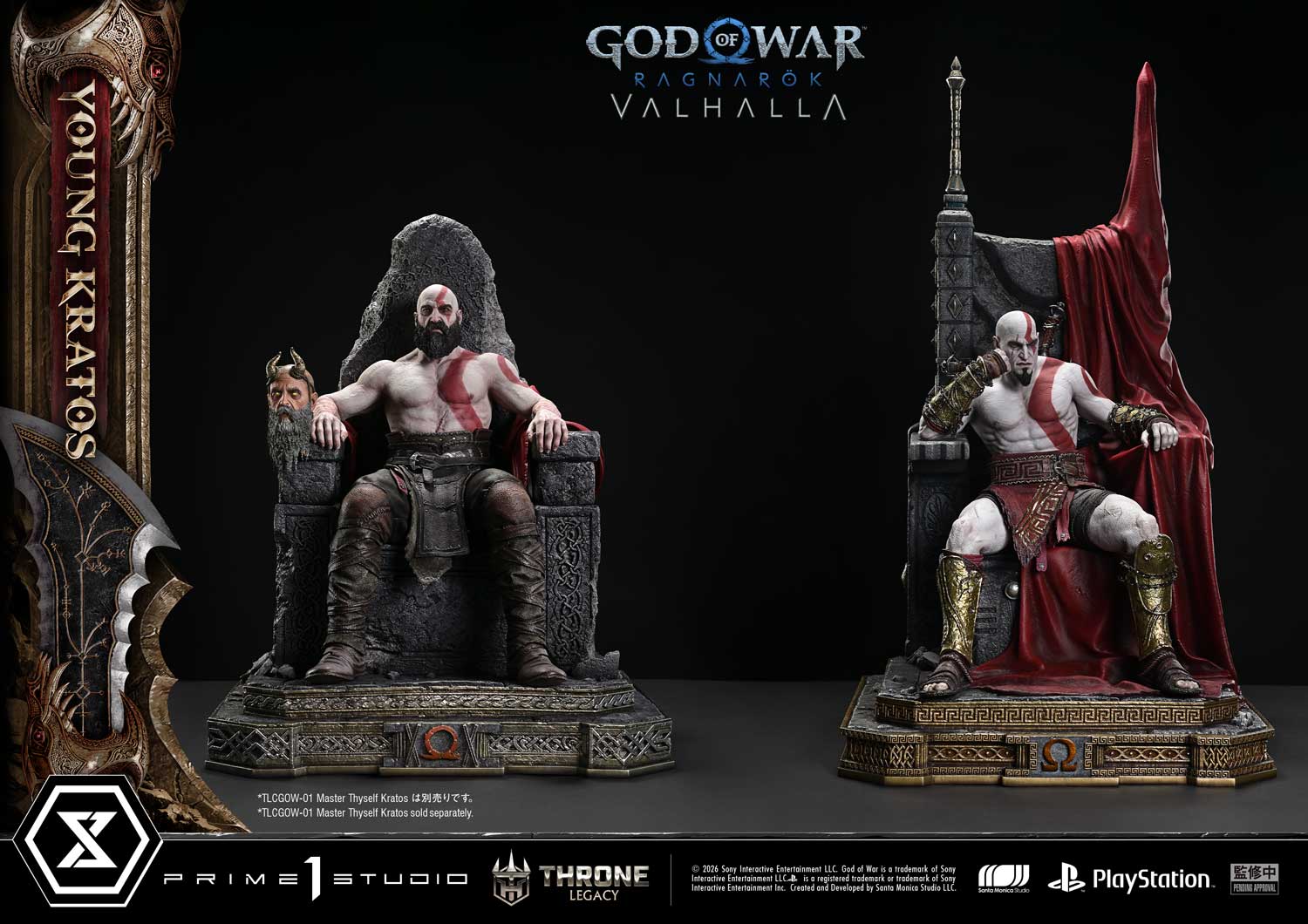 Throne Legacy God of War: Ragnarok Young Kratos