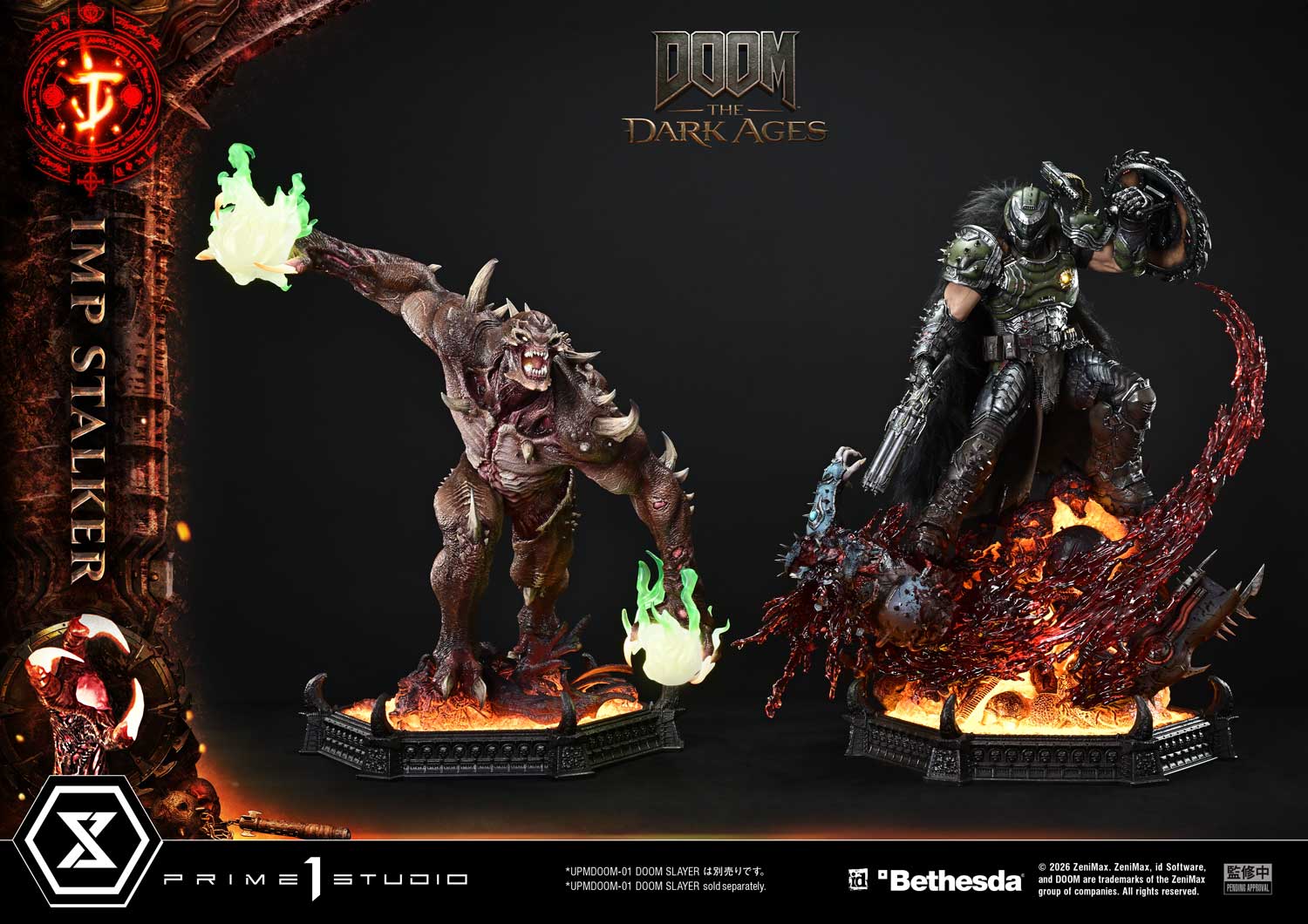 Ultimate Premium Masterline DOOM: The Dark Ages Imp Stalker Bonus Version