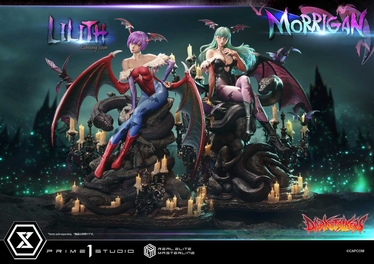 Real Elite Masterline Darkstalkers Morrigan Bonus Version