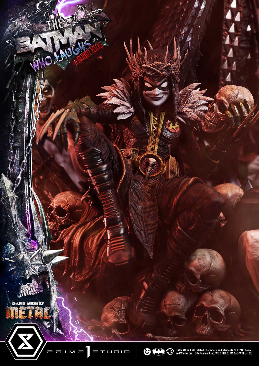 (PRE-ORDER) Museum Masterline Dark Nights: Death Metal The Batman Who Laughs & Robin King Deluxe Version