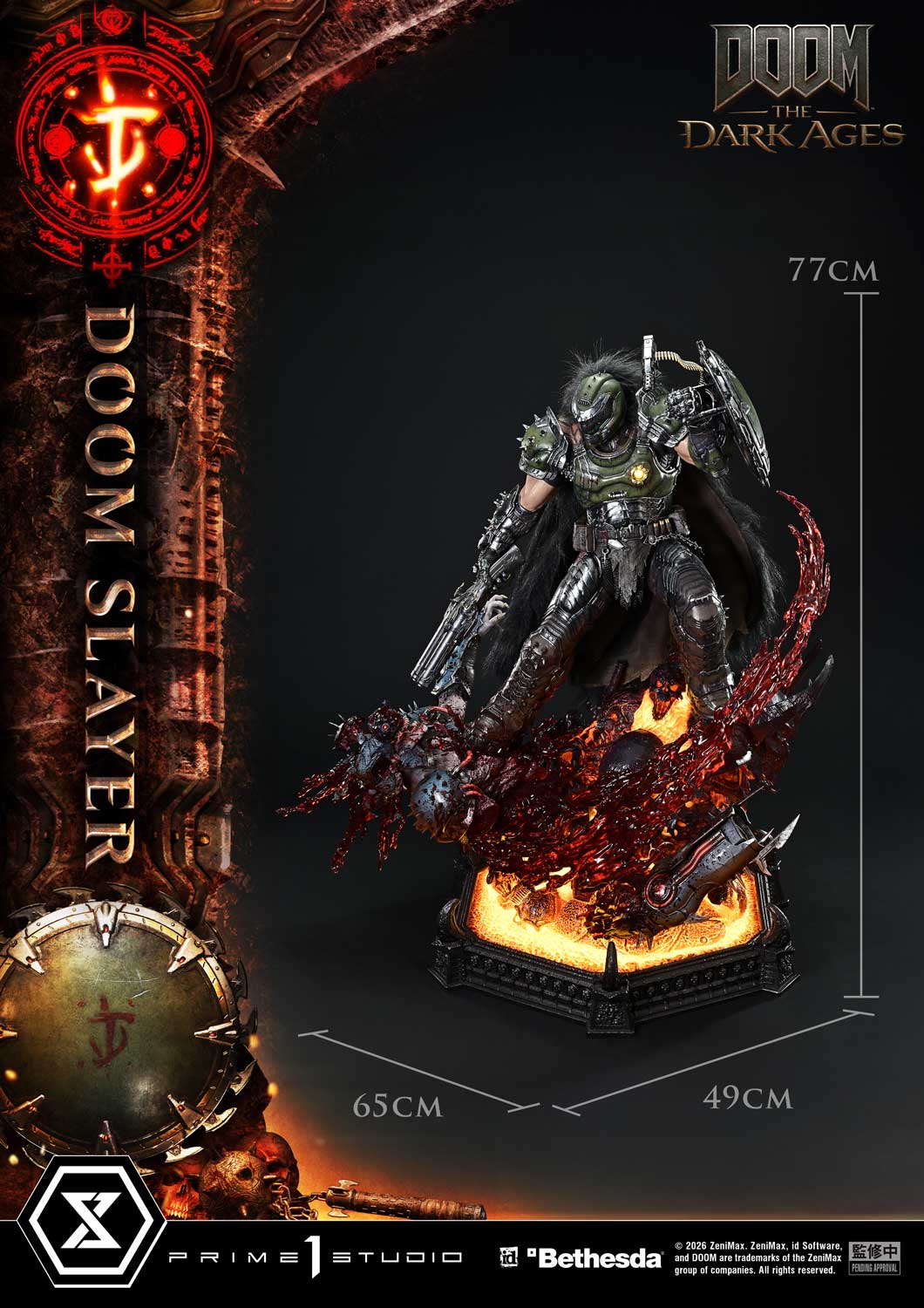 Ultimate Premium Masterline DOOM: The Dark Ages DOOM Slayer Deluxe Version