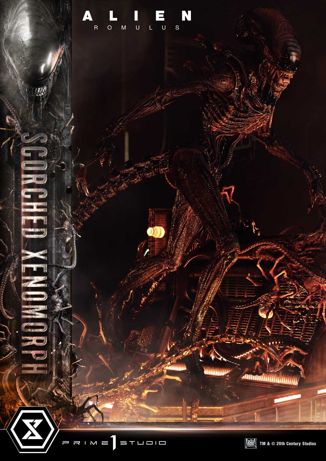 Museum Masterline XL Alien: Romulus Scorched Xenomorph Deluxe Version