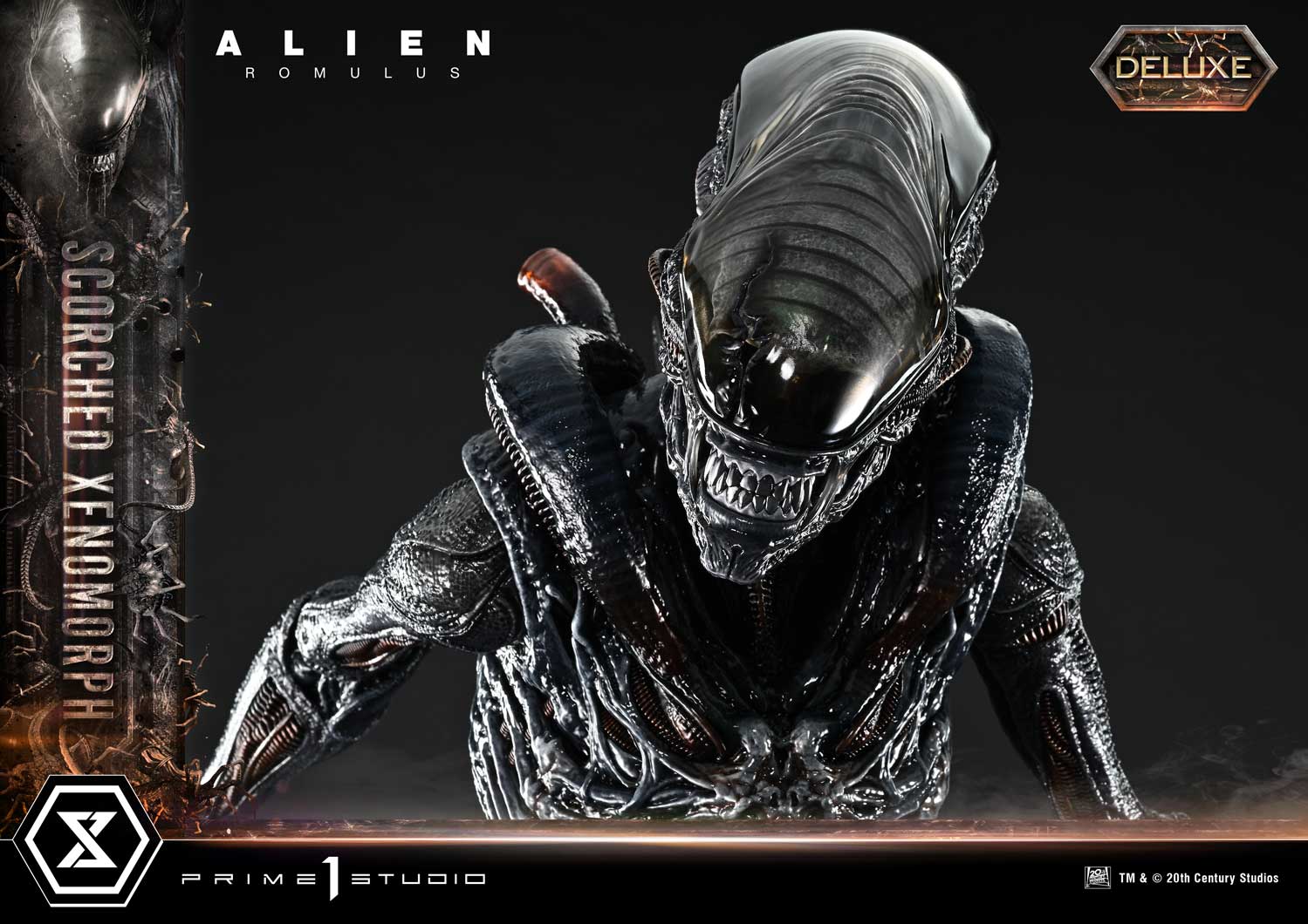 Museum Masterline XL Alien: Romulus Scorched Xenomorph Deluxe Version