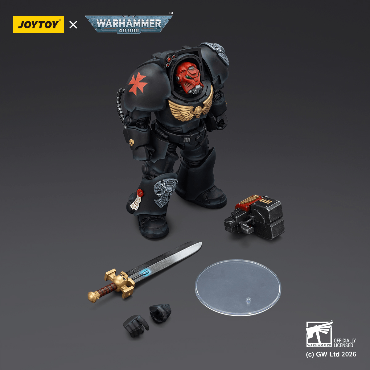 Black Templars Terminator 1 with Power Sword and Storm Bolter | 6927054403097